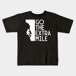 go the extra mile - dark Kids T-Shirt